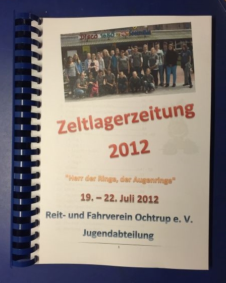 Zeltlagerzeitung 2012